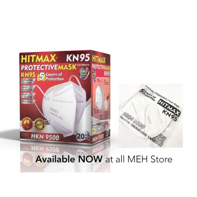 HITMAX 9500  KN95  5 Ply Protected Mask